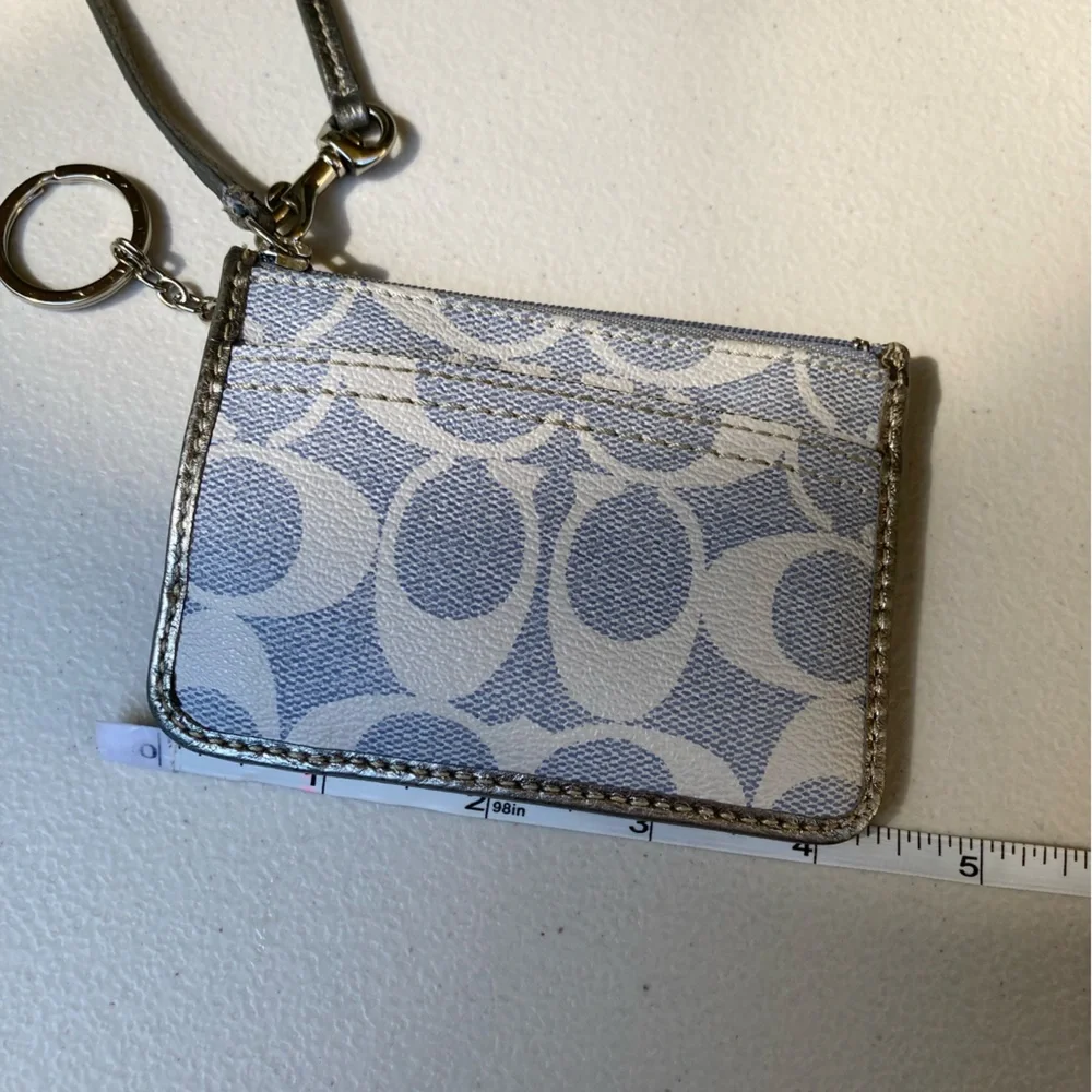 Coach periwinkle denim